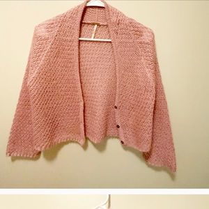 Free People Lilac Cardigan Sweater